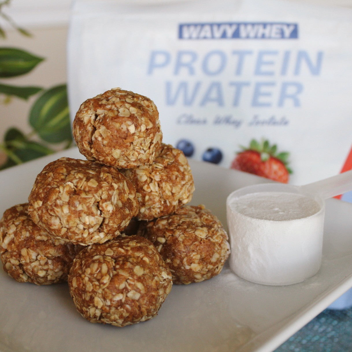 Blueberry Protein Balls